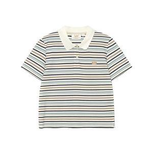 매장정품 리 LEE 우먼 멀티 스트라이프 카라 티셔츠 아이보리 LE2502ST70IV 558410