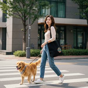 이니셜 모노그램 에코백 스텐다드