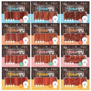 [3개묶음] 댕이네 맛집 쇠고기양고기 오리 치킨300g 12종 강아지간식 댕이네맛집