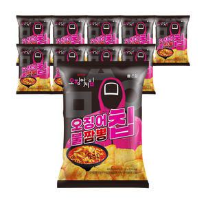 [오징어게임] 오징어 불짬뽕칩 50g x 10개