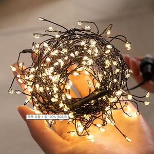 크리스마스트리 LED 지네전구 장식 조명 소품 앵두