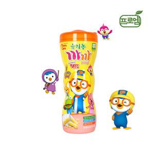 프로엠 뽀로로 유기농 까까 오리지날 통 43g x 1개 / 유산균 프리미엄 아이과자