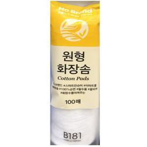 레벙뜨몰 노브랜드 원형 화장솜 100매 1개