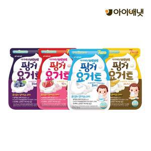 [아이배냇] 베베 핑거 요거트 4종 8개세트 (7개월부터)