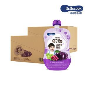 처음먹는 유기농 푸룬과 포도 2박스(100ml X 20팩)