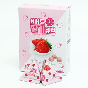 산마을 요거트 딸기 큐브 1.8gx10개입 삼각포장 동결건조 요거트 큐브