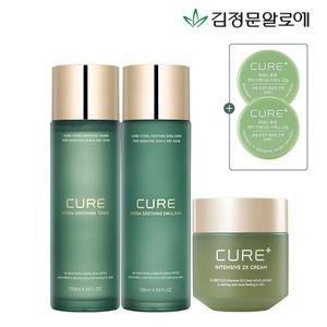 큐어 수딩 토너+에멀젼+2X크림 [2x미니2]