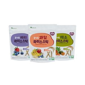 [또또맘] 유기농 라이스스틱 3종 세트
