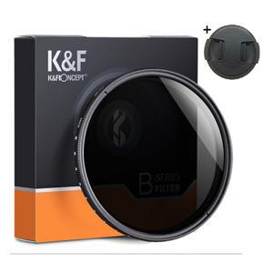 K&F Concept 72mm 가변 ND2-400 필터 (캡포함) AGC Glass Slim Fader ND2-ND400 Filter + Cap