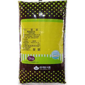 업소용 카페 분식 음식점 식당 식재료 통팥 앙금 5kg 업소용팥앙금 팥앙금 제과재료 제빵재료 붕어빵재료