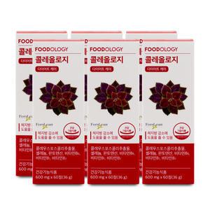 푸드올로지 콜레올로지 600mg x 60정 6통 I