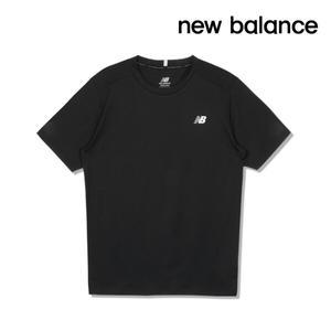 뉴발란스 남성 반팔티셔츠 코어 런 블랙 MT11205-BK