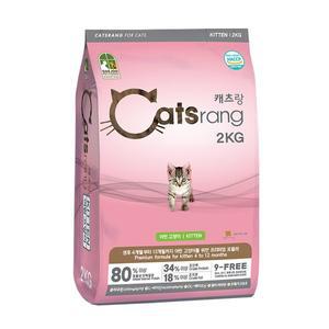 [기타]캐츠랑 키튼 2kg x 2개 헤어볼관리 어린 고양이 사료