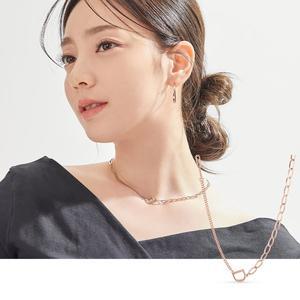 [도로시] 14k 센서빌D 커넥트 체인 목걸이