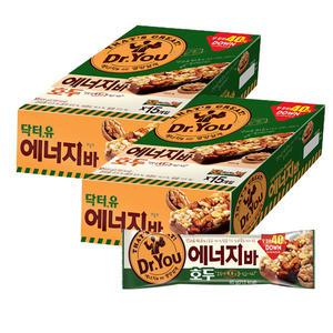 오리온 닥터유 에너지바 호두 40gx15개+15개(총30개)