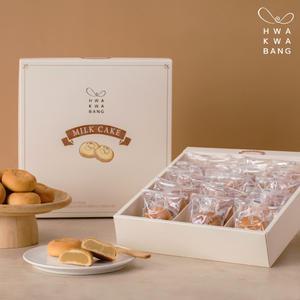 [화과방] 우유앙빵세트 35gx15개입 (+쇼핑백) / 선물세트 만주 아이간식 어린이집 개별포장