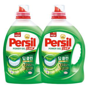 퍼실 딥클린 플러스 파워젤 드럼용 듀얼 2.7L 2개