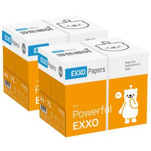 엑소 큐트베어 A4 복사용지 A4용지, 75g, 2500매, 2개
