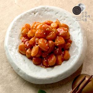 고추장 마늘 장아찌 400g 순창문옥례 국내산 마늘 새콤 달콤
