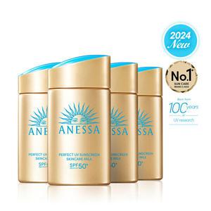 [공식] 아넷사 퍼펙트 UV 선스크린 스킨케어 밀크 NA 60ml 4개