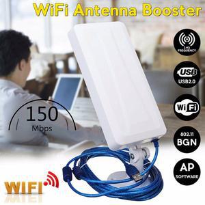 원격 150Mbps 와이파이 확장기 무선 실외 공유기 중계기 랜 안테나 부스터 5M