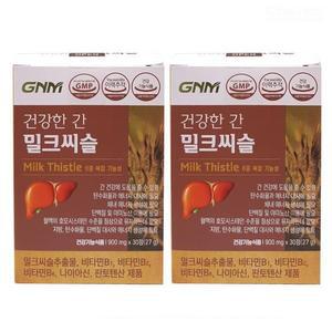 GNM 자연의품격 건강한 간 밀크씨슬 500mgx30정x2박스