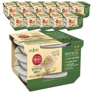 CJ 햇반 발아현미밥 작은공기, 130g, 36개