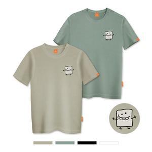 엘라모 큐티멜로우 반팔 티셔츠 남녀공용 빅사이즈 S~4XL