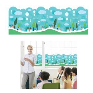 그림 포인트 시트지 창문 유리문 어린이집 열기구