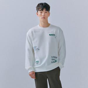 [체이스컬트] 공용 전판 그래픽 맨투맨-CERU5112B01