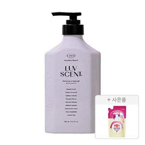 럽센트 바디워시 어텀비치 시솔트머스크향, 500ml, 1개 + 증정(랩신 컬러체인지 핸드워시 베리향, 리필, 200ml, 1개)