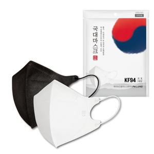 [국대마스크][1+1] KF94 국대마스크 일회용 새부리형 2D 소형 중형 대형 30매