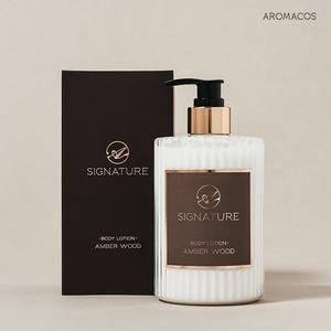 아로마코스 시그니처 퍼퓸 바디로션 앰버우드 500ml