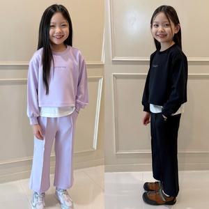[블랙야크키즈](하남점)여자전용 봄에 입으면 딱 좋은  레이어드티+와이드팬츠 블랙야크키즈 셀리레이어...