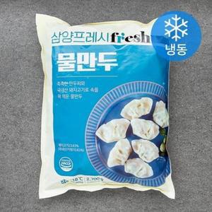 삼양프레시 물만두 (냉동) 2700g, 1개 one option