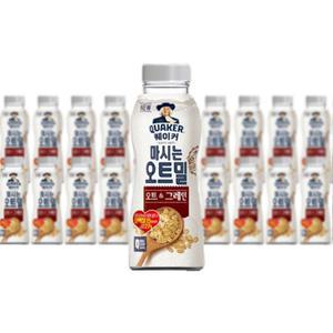 롯데제과 퀘이커 마시는 오트밀 오트 그레인 50g 12개