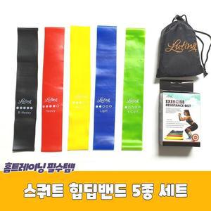 [OFK5Q334]PARABU 79 A 스쿼트 힙딥밴드 5종 세트