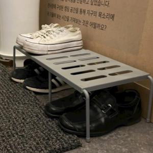신발 1단 선반 슬리퍼 정리대 운동화 1칸 다이 보관대