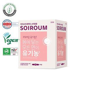 [소이로움][국내생산] 아이소이 소이로움 프리미엄 순면 슈퍼롱 오버나이트 6P