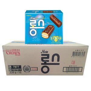 크라운제과 롱스 220g 10개