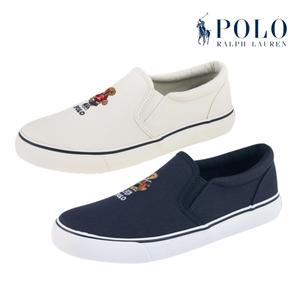 [롯데백화점]폴로랄프로렌 KEATON SLIP ON BEAR 발편한 슬립온 2컬러 (RF103OC-W-EGR)