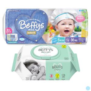 베피스 팬티 기저귀 특대형 32p + 물티슈 100p 대용량