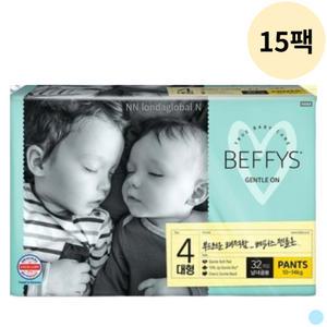 베피스 젠틀온 국산 팬티 기저귀 공용 대형 32p 15팩