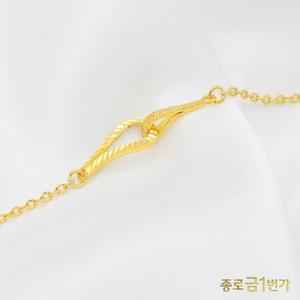 [기타]여자 순금 팔찌 커브 3.75g
