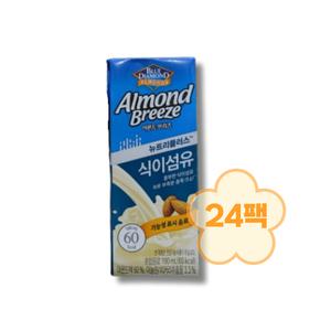 아몬드브리즈 식이섬유 190ml 24개 무가당 시니어 고단백 임산부 넛유 저열량