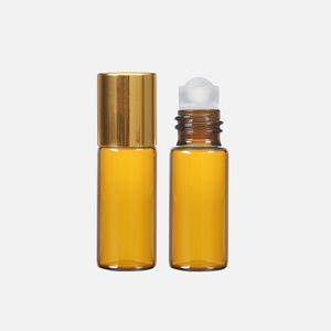 롤온 향수용기 공병 골드 뚜껑 브라운 3ml 30개