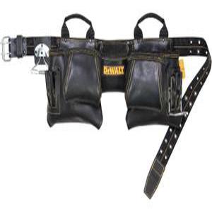 DEWALT DG5472 목수 탑 그레인 가죽 앞치마  12 포켓