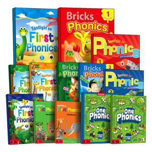 브릭스 파닉스 Bricks Phonics 1 2 3 4 5 스포트라이트 스팟라잇 스팟라이트 스포트라잇 온 원 퍼스트 Spotlight on First One Phonics 학생용 교재 워크북 SB WB 스토리북 세트 책