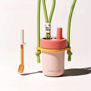 샤코랩 텀블러 스텐 스푼 보온보냉 목걸이 480ml chakolab