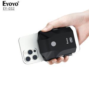 EYOYO EY032 블루투스 무선 2D 바코드 스캐너 휴대용 백 클립 QR 리더 담배 의류 모바일 결제